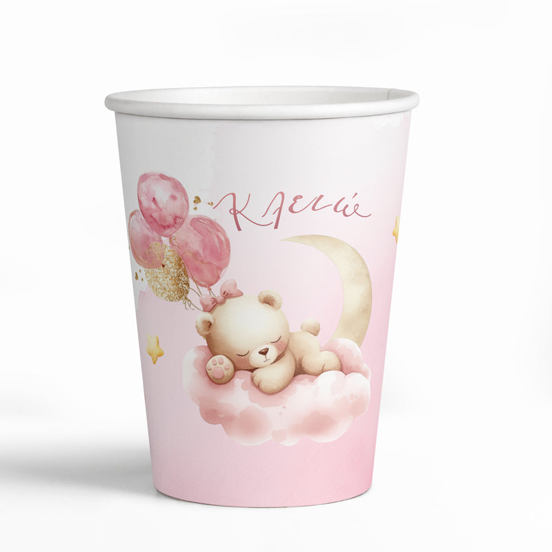 Ποτήρια Αρκουδάκι κορίτσι (8 τεμ)