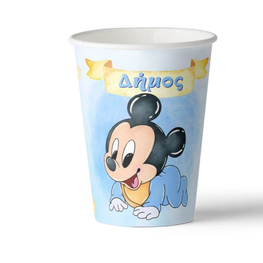Ποτήρια Baby Mickey (8 τεμ)