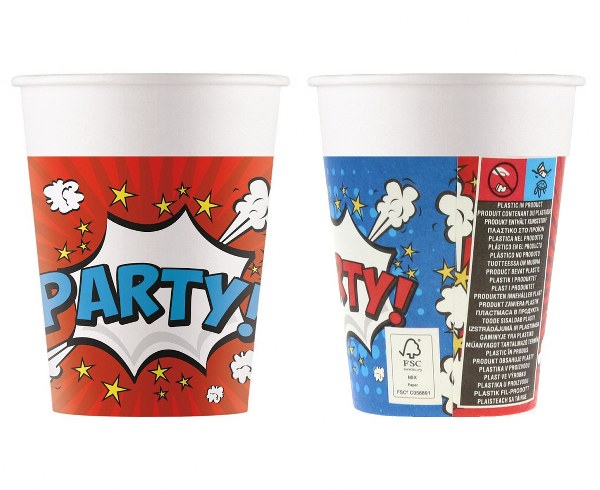 Ποτήρια Boom Party (8 τεμ)