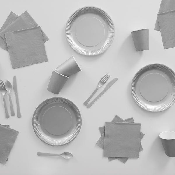 Ποτήρια γκρι Graphite (8 τεμ)