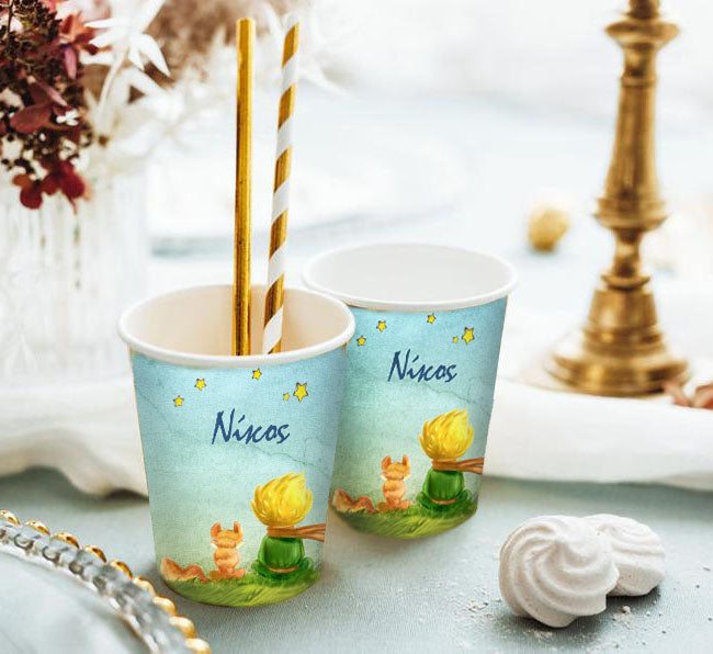Ποτήρια με όνομα Μικρός Πρίγκιπας (8 τεμ)