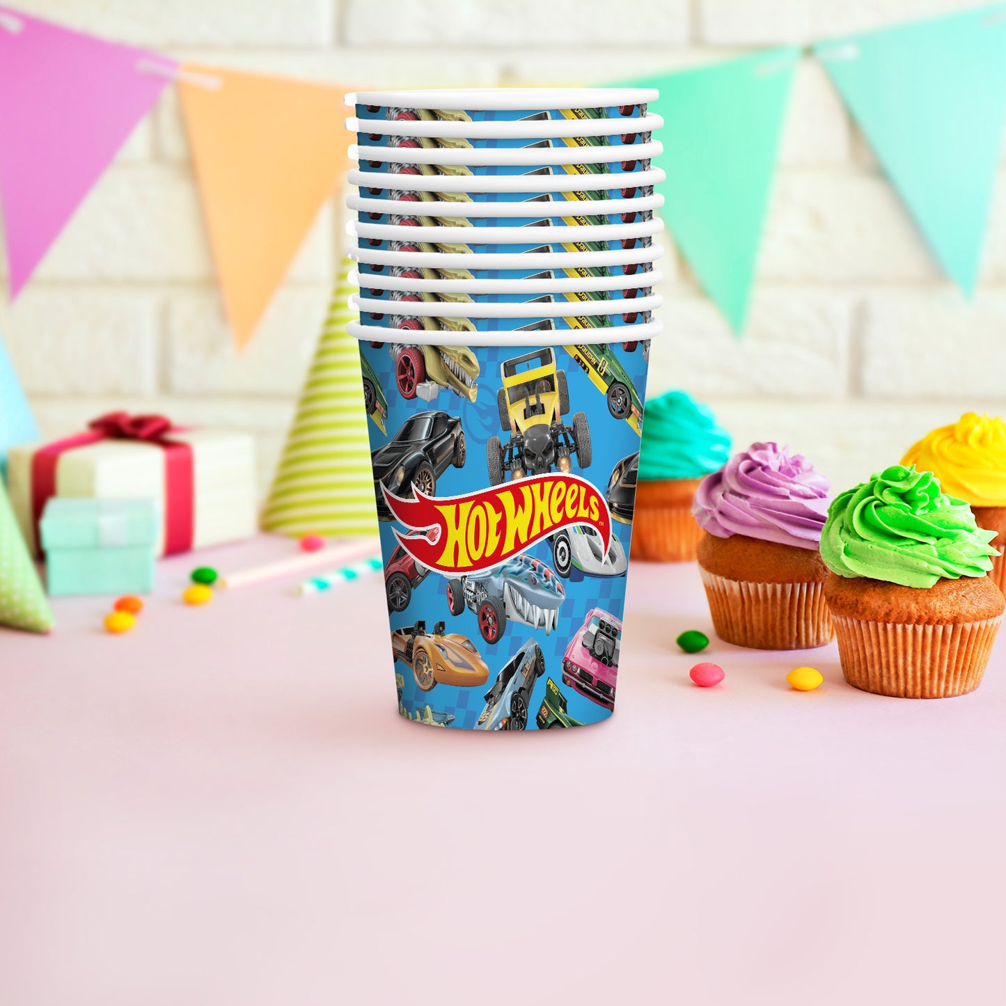 Ποτήρια πάρτυ Hot Wheels (8 τεμ)