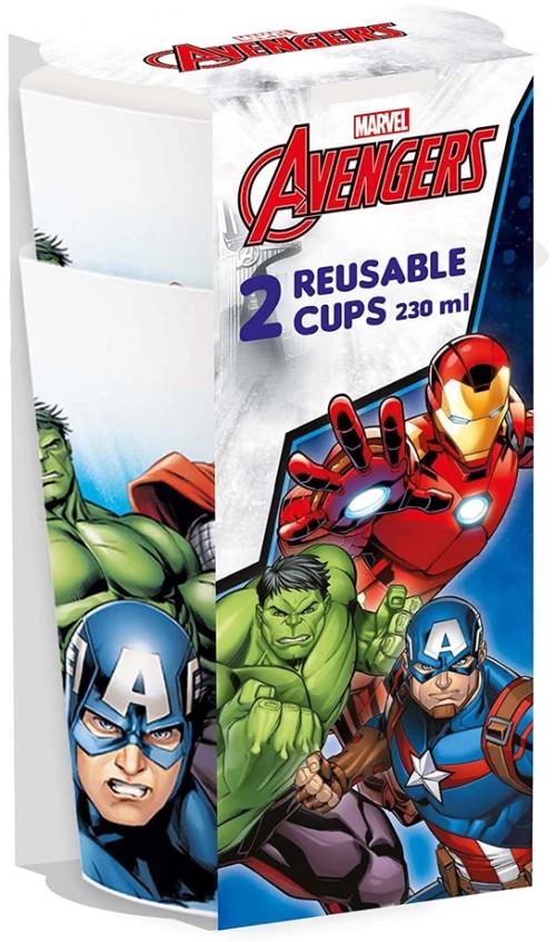 Ποτήρια πάρτυ Mighty Avengers Marvel (2 τεμ)