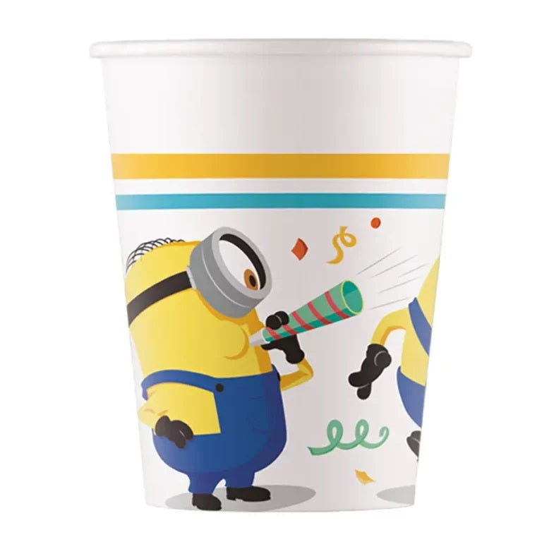 Ποτήρια πάρτυ Minions Rise of Gru (8 τεμ)