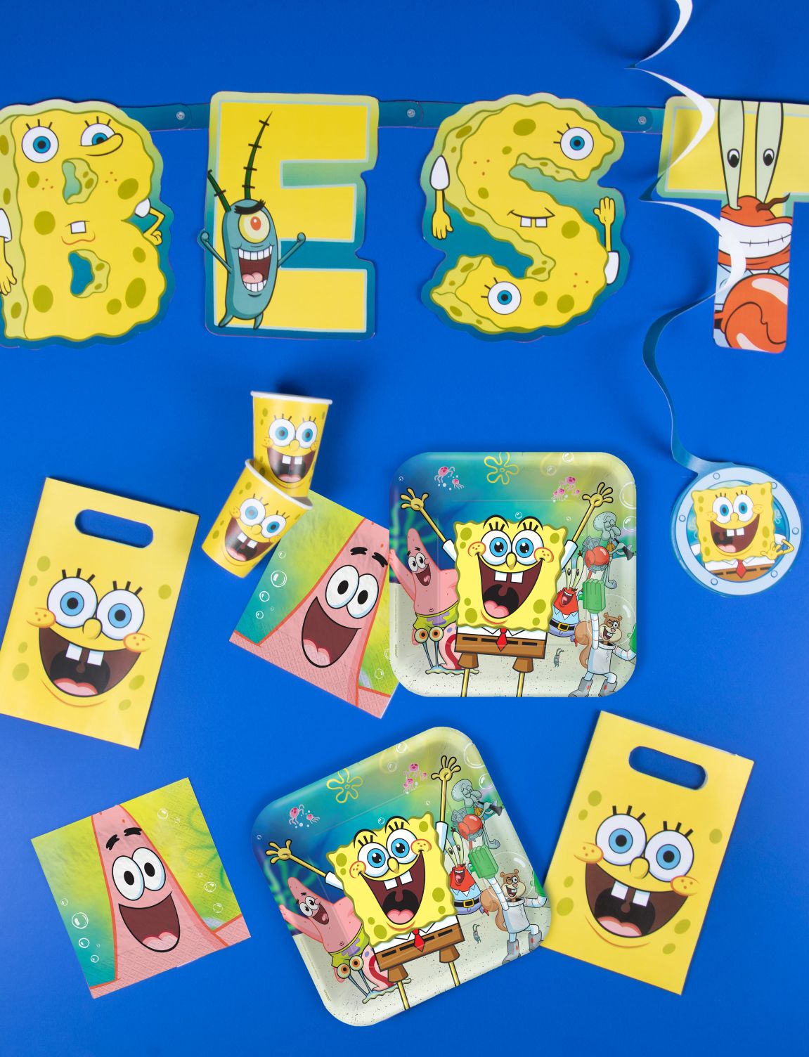 Ποτήρια πάρτυ Μπομπ Σφουγγαράκης (8 τεμ)