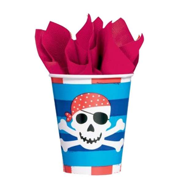 Ποτήρια πάρτυ Νεκροκεφαλή (8 τεμ)