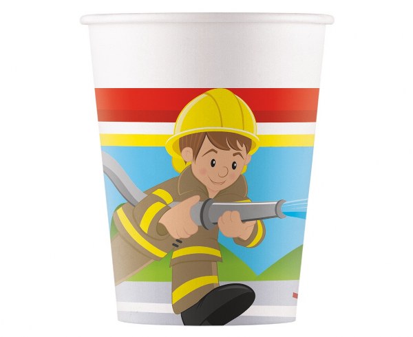 Ποτήρια πάρτυ Πυροσβέστης (8 τεμ)