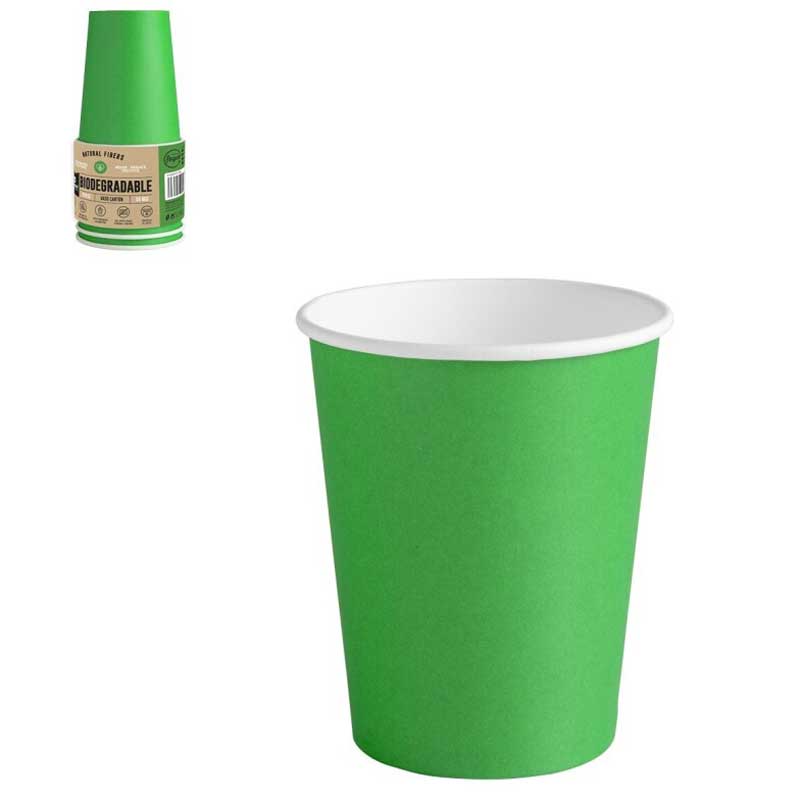 Χάρτινα Ποτήρια Πάρτυ Πράσινα (10 τεμ)