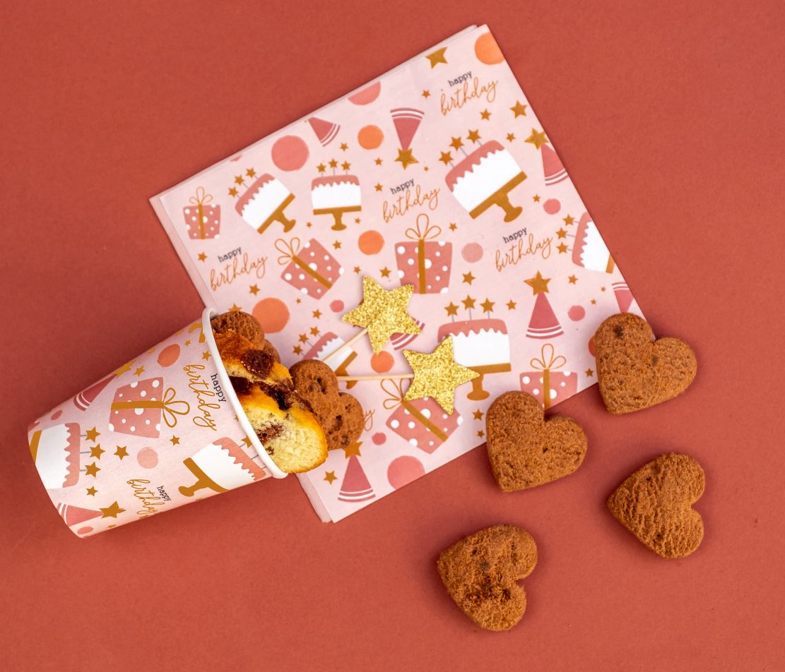 Ποτήρια πάρτυ Rose Confetti (8 τεμ)