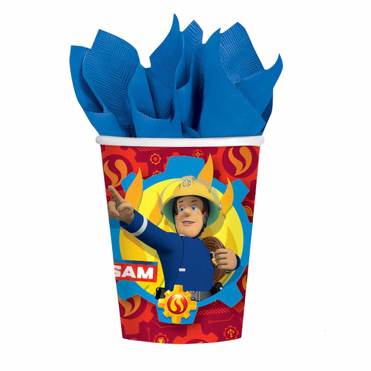 Ποτήρια πάρτυ Σαμ ο Πυροσβέστης (8 τεμ)