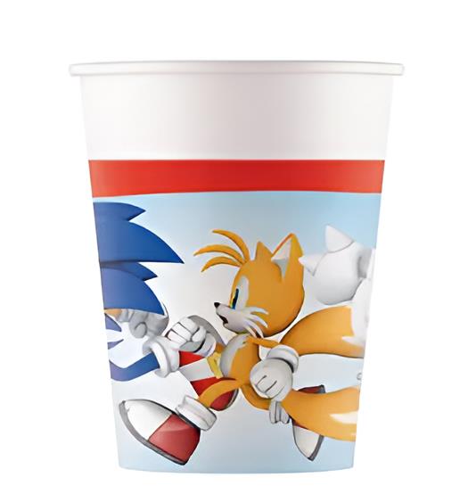 Ποτήρια πάρτυ Sonic (8 τεμ)