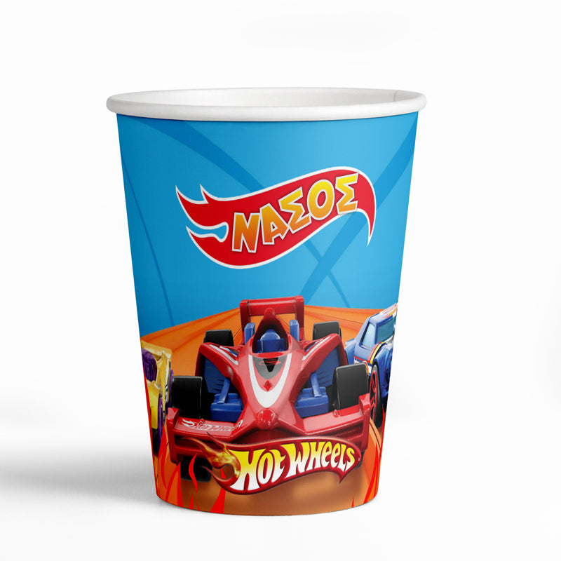 Ποτήρια πάρτυ Hot Wheels (8 τεμ)