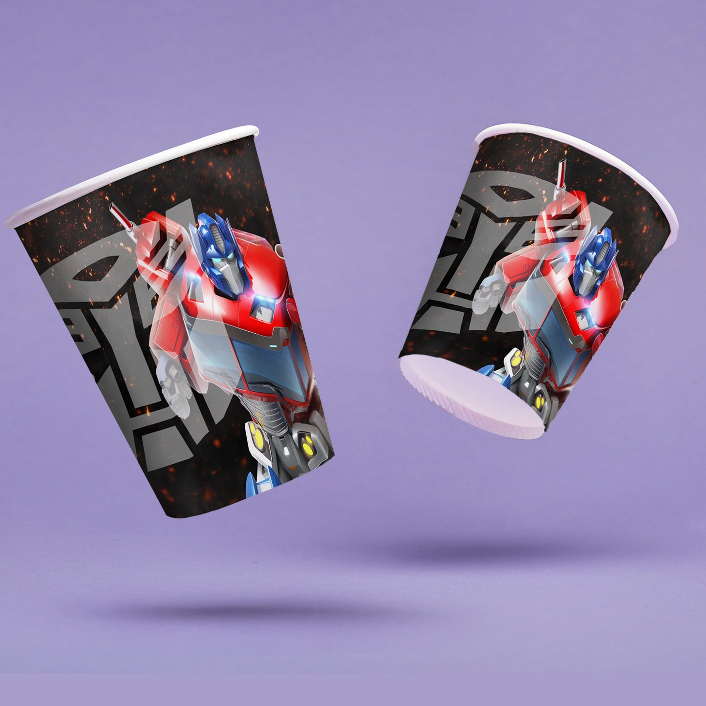 Ποτήρια πάρτυ Transformers (8 τεμ)