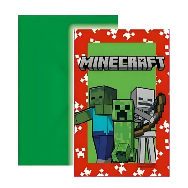 Προσκλήσεις Minecraft TNT (6 τεμ)