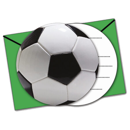 Προσκλήσεις πάρτυ – Μπάλα Ποδοσφαίρου (6 τεμ)