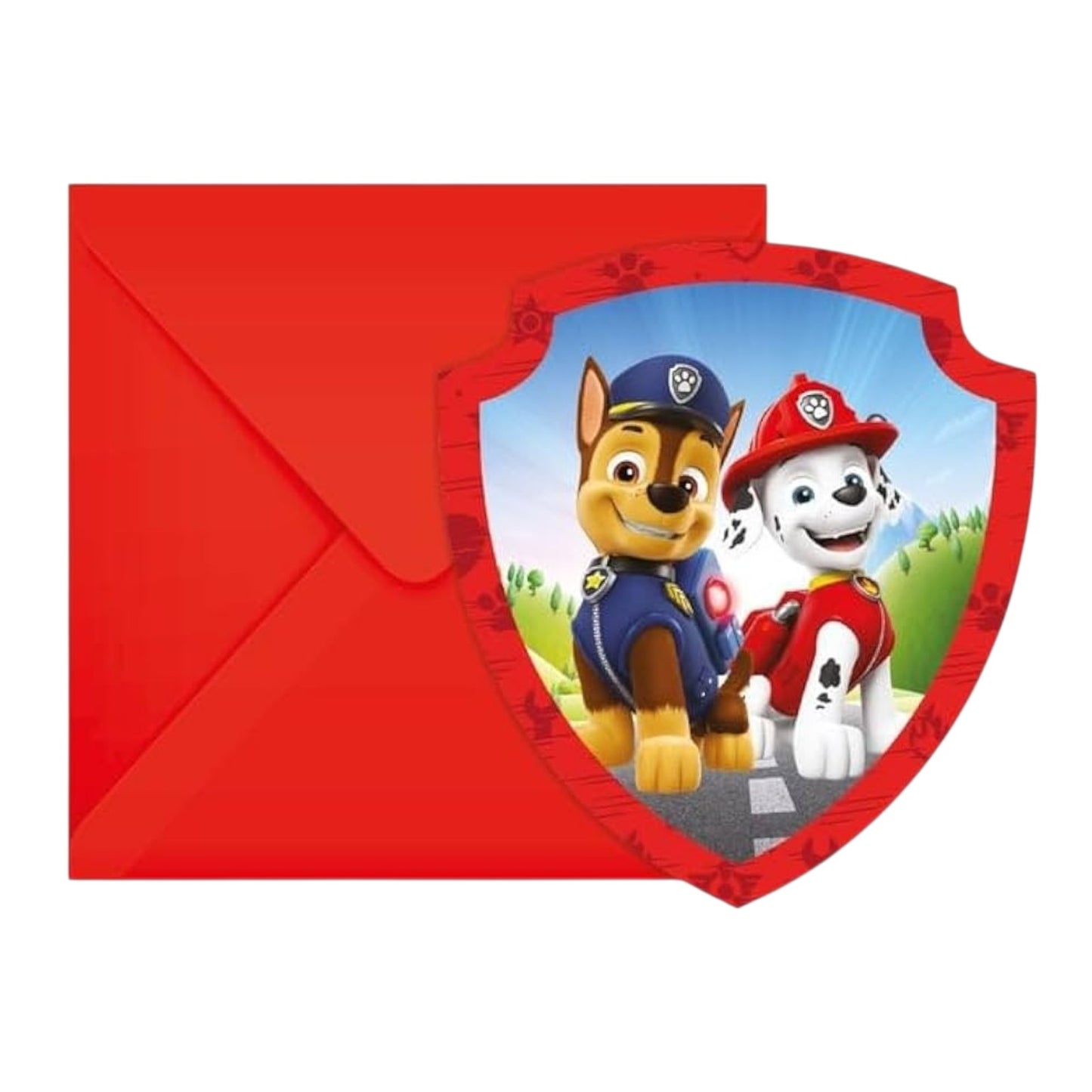 Προσκλήσεις πάρτυ Paw Patrol - Rescue Heroes (6 τεμ)