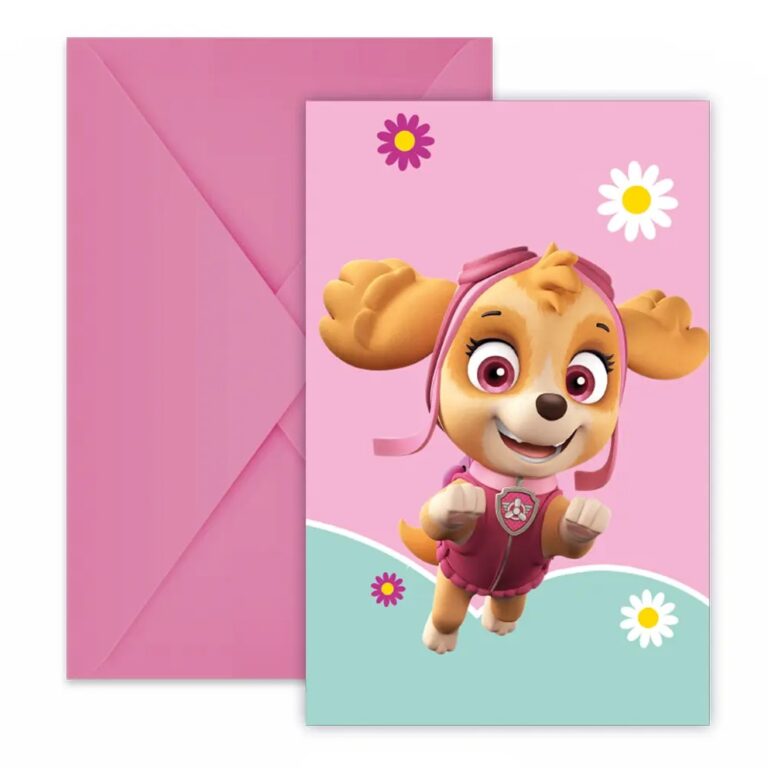 Προσκλήσεις Skye & Everest - Paw Patrol (6 τεμ)