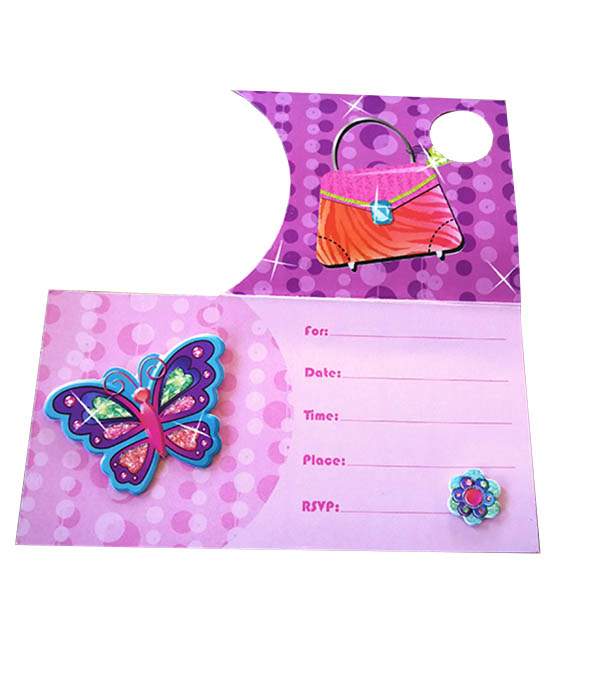 Προσκλητήρια 3D πεταλούδα (8 τεμ)