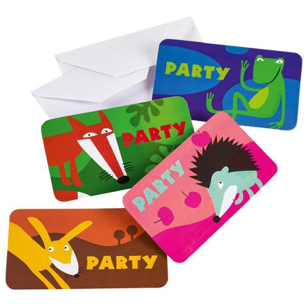 Προσκλητήρια Woodland με φάκελο (8 τεμ)