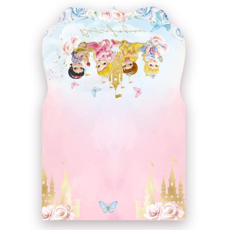 Προσκλητήριο βάπτισης Κοπτικό Baby Πριγκίπισσες