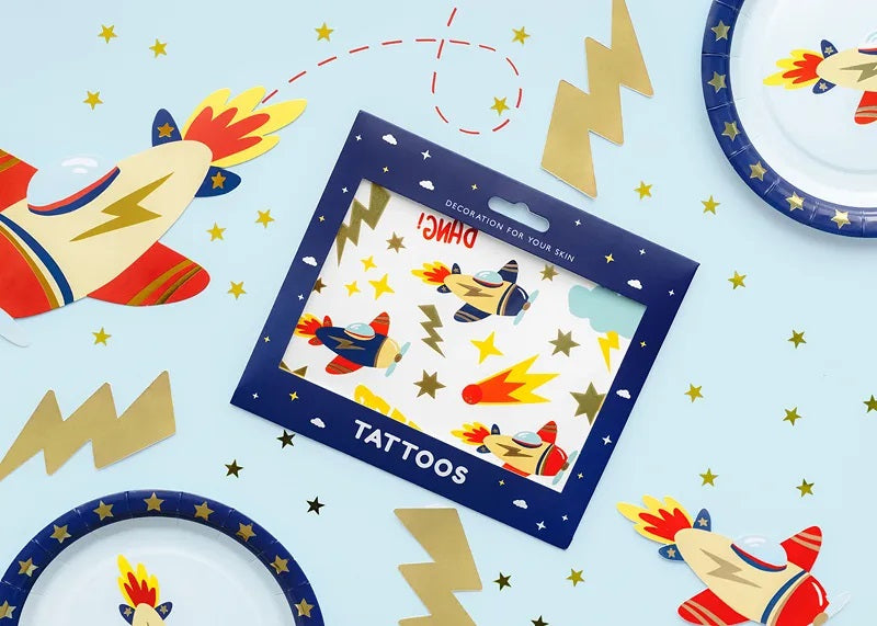 Προσωρινά Τατουάζ Αεροπλανάκι (11 τεμ)
