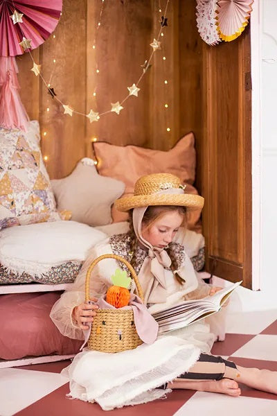 Ψάθινο Καλάθι Λαγουδάκι