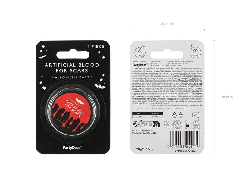 Ψεύτικο Αίμα σε μορφή Τζέλ 30g