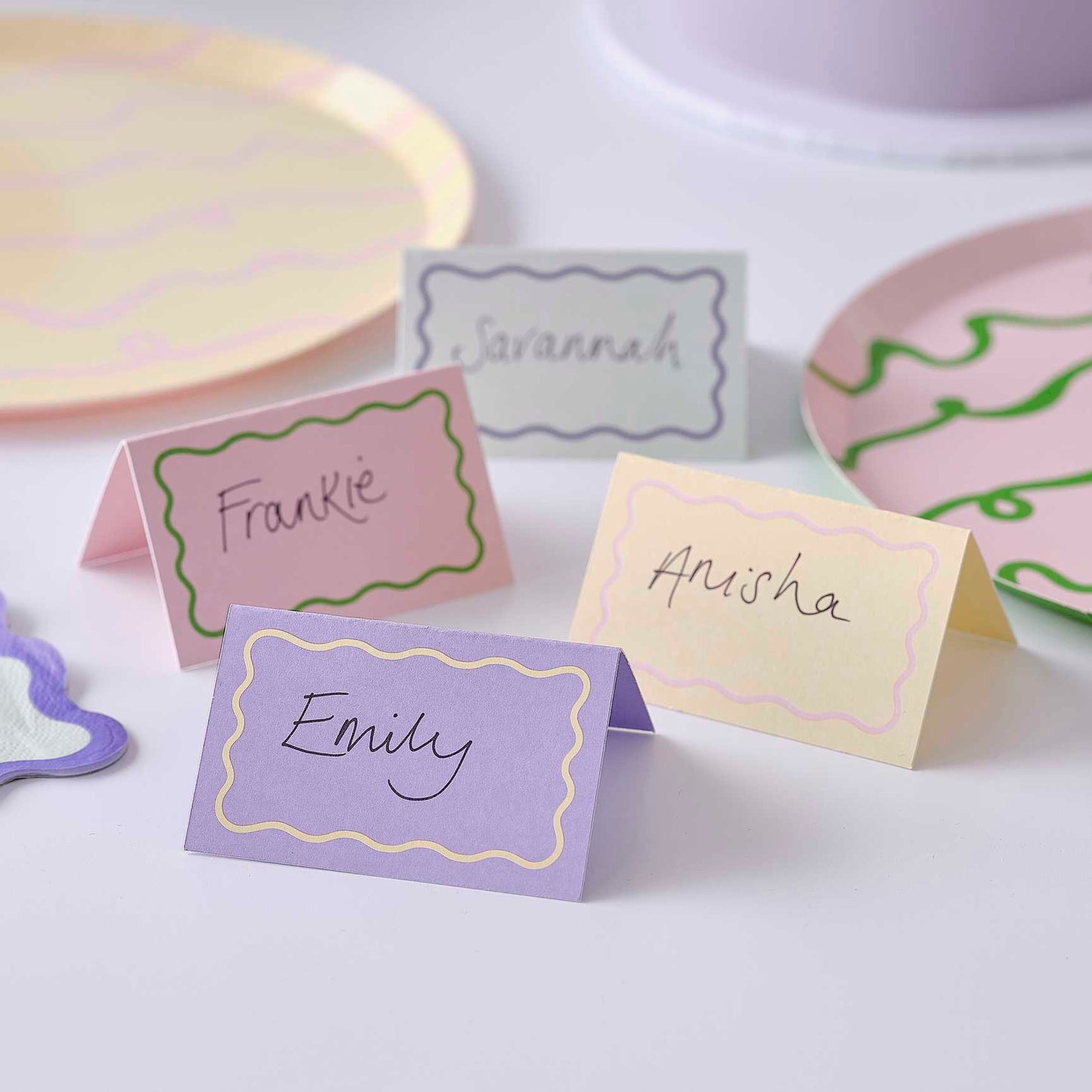 Κάρτες Θέσεων στο Τραπέζι - Pastel Place Cards