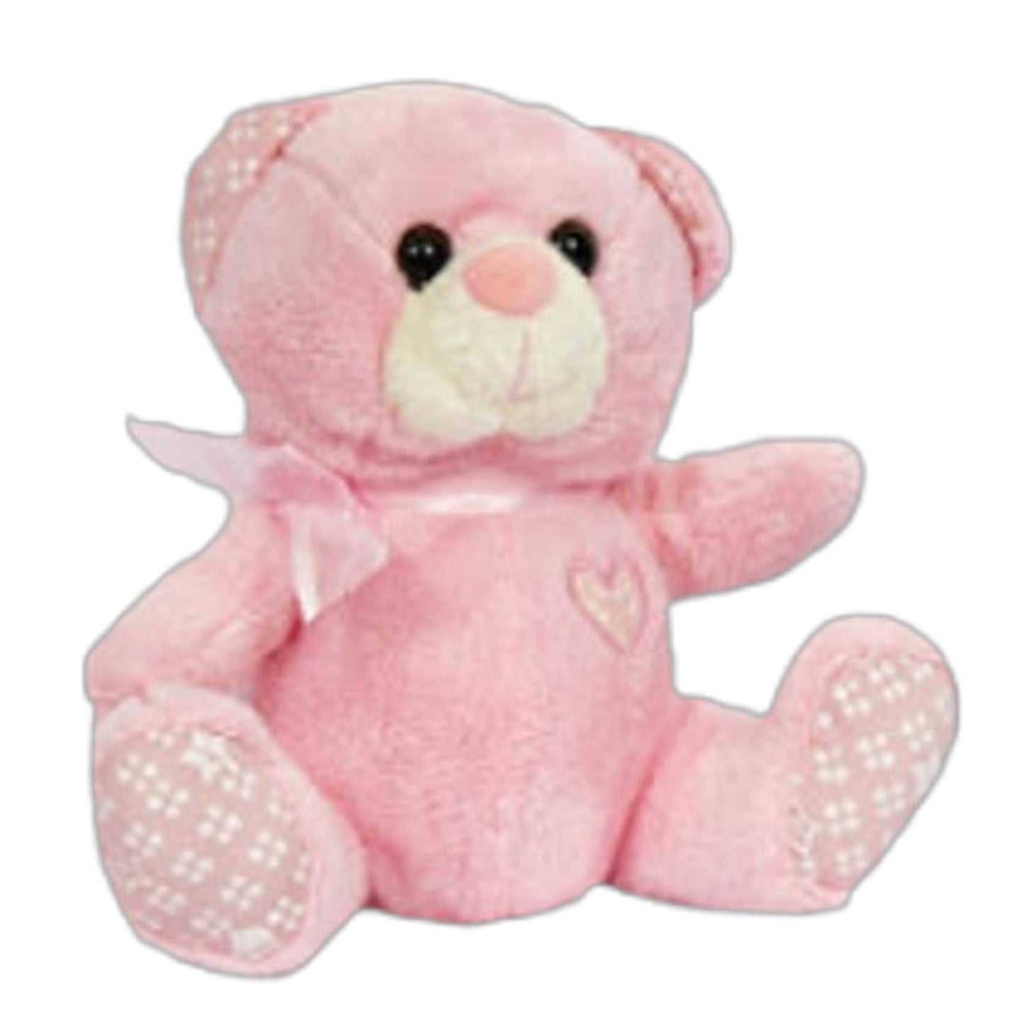 Ροζ Αρκουδάκι με φιόγκο 20cm