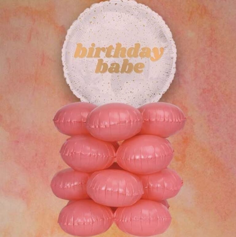 Ροζ macaron - Αδιάβροχο LongLife Μπαλόνι για γιρλάντα 45 cm