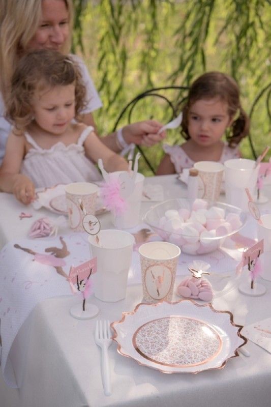 Ροζ Πιάτα Μπαλαρίνα (10 τεμ)