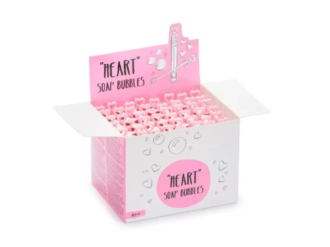 Ροζ Σαπουνόφουσκες καρδιά (48 τεμ)
