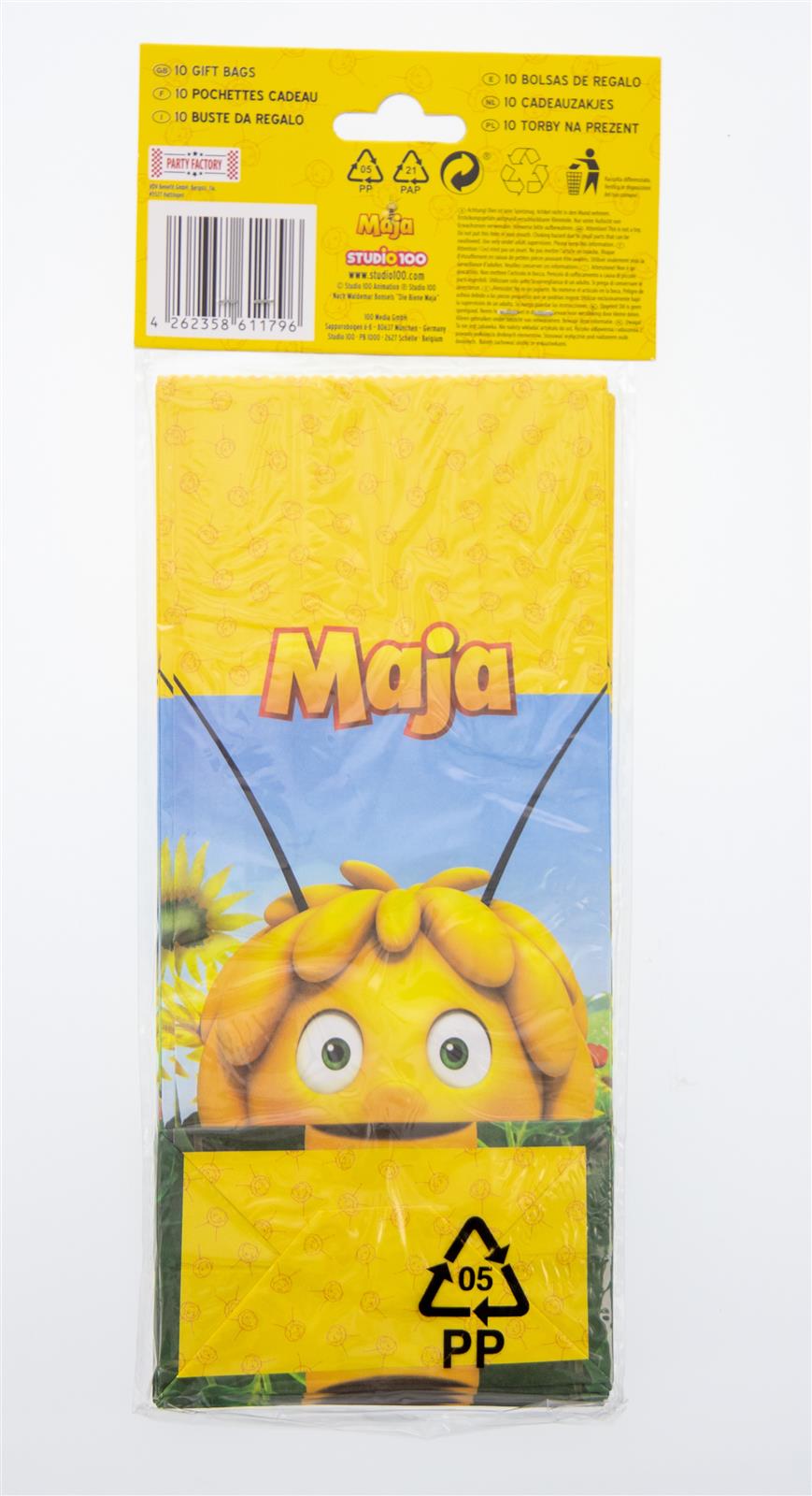 Σακουλάκια δώρων Μάγια η Μέλισσα (10 τεμ)