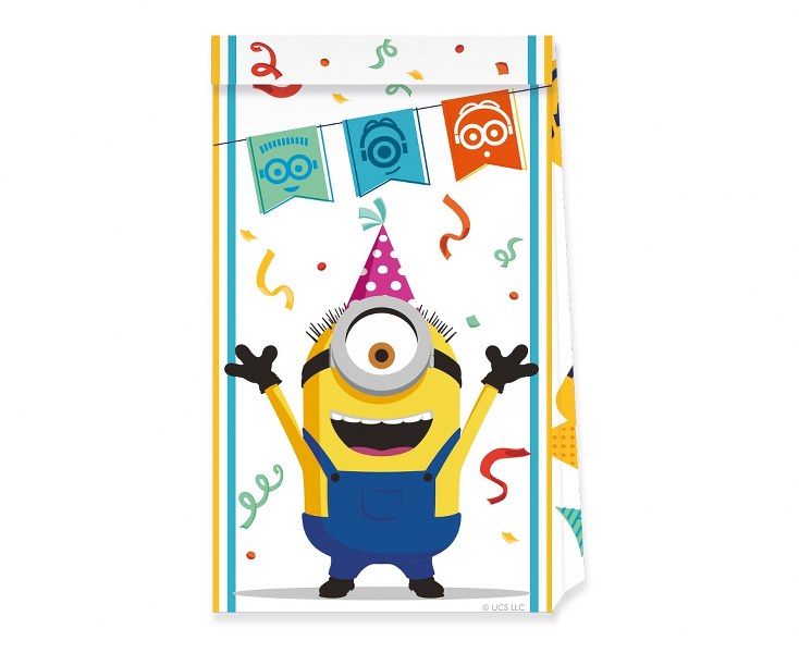 Σακουλάκια δώρων Minions (4 τεμ)