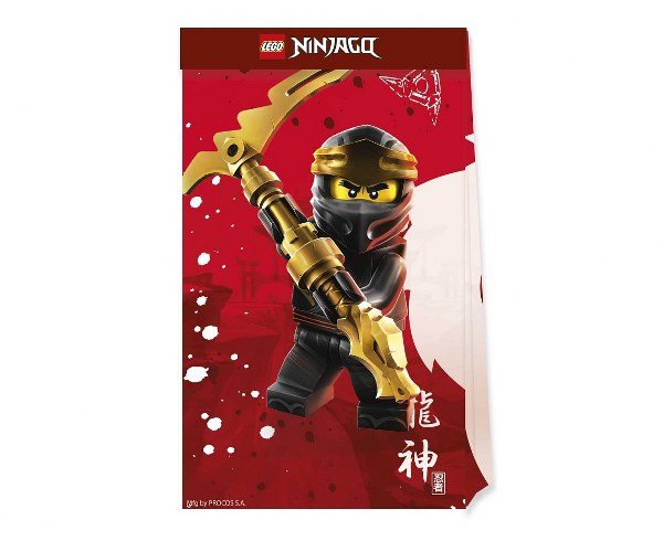 Σακουλάκια για δωράκια Lego Ninjago (4 τεμ)