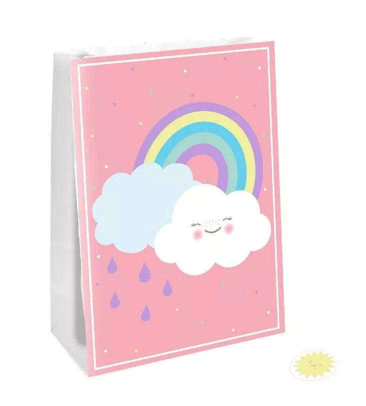 Σακουλάκια για δωράκια Ουράνιο Τόξο & Σύννεφο (4 τεμ)