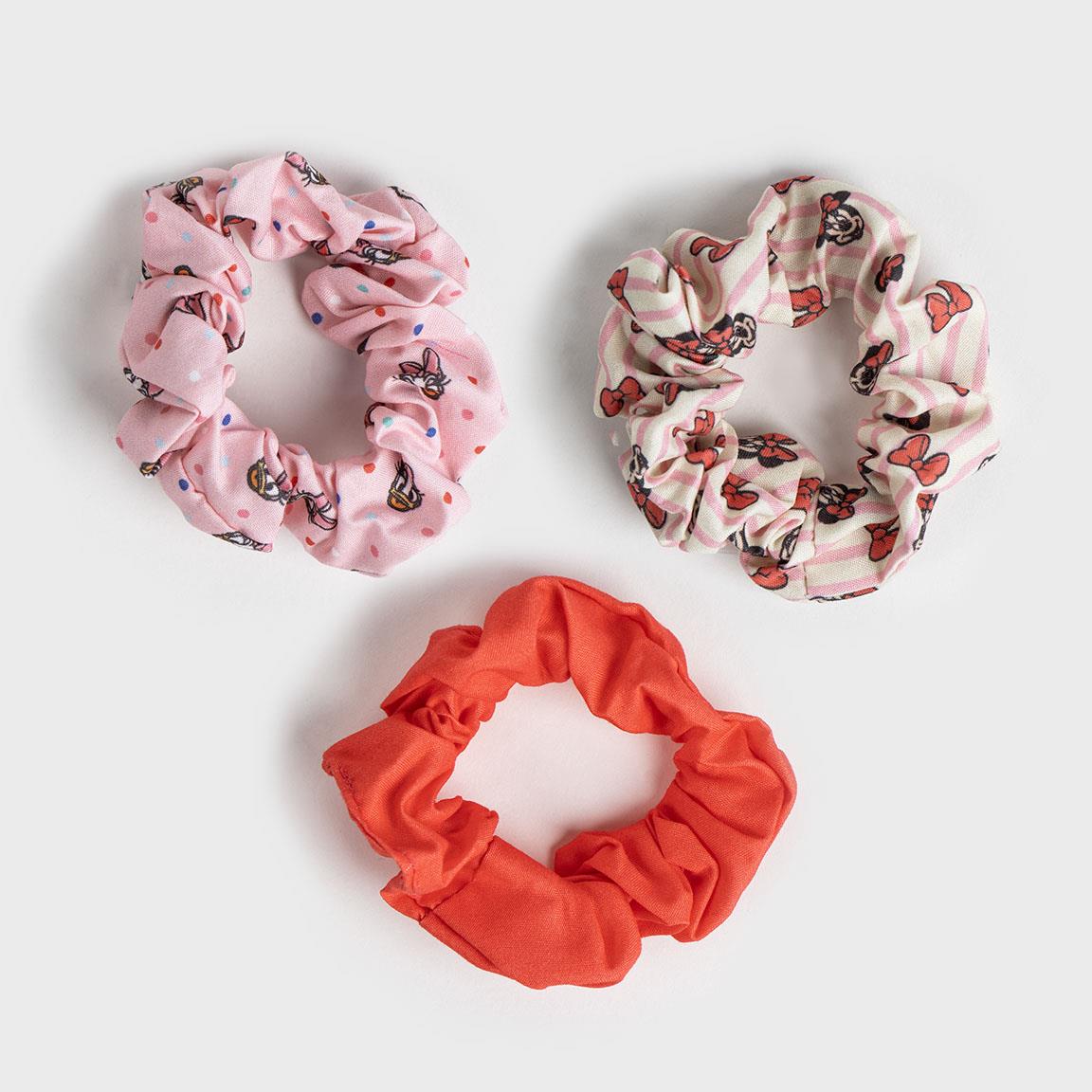 Scrunchies μαλλιών Minnie Mouse κόκκινη (3 τεμ)