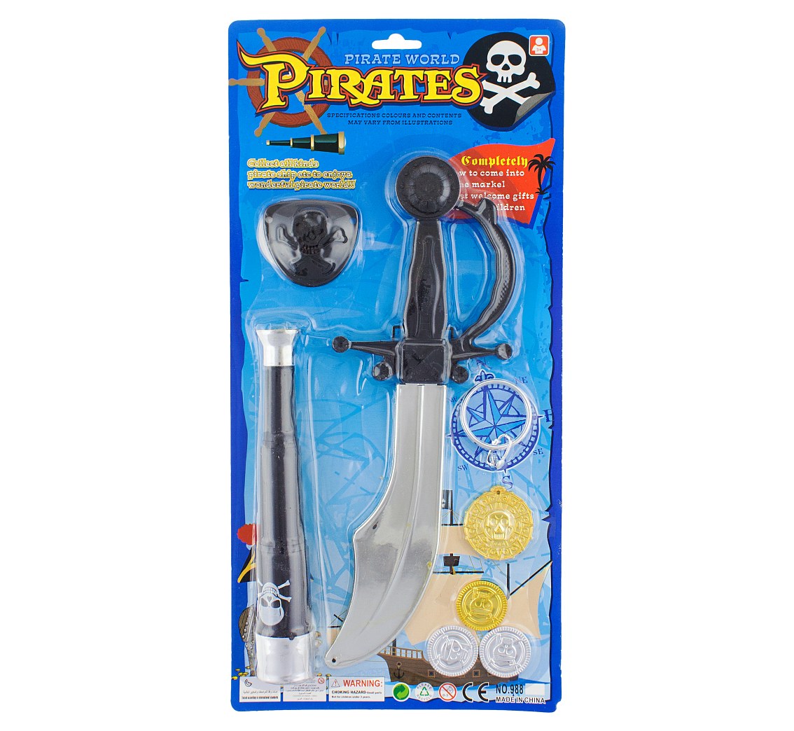 Σετ Αξεσουάρ Πειρατή (8 τεμ)