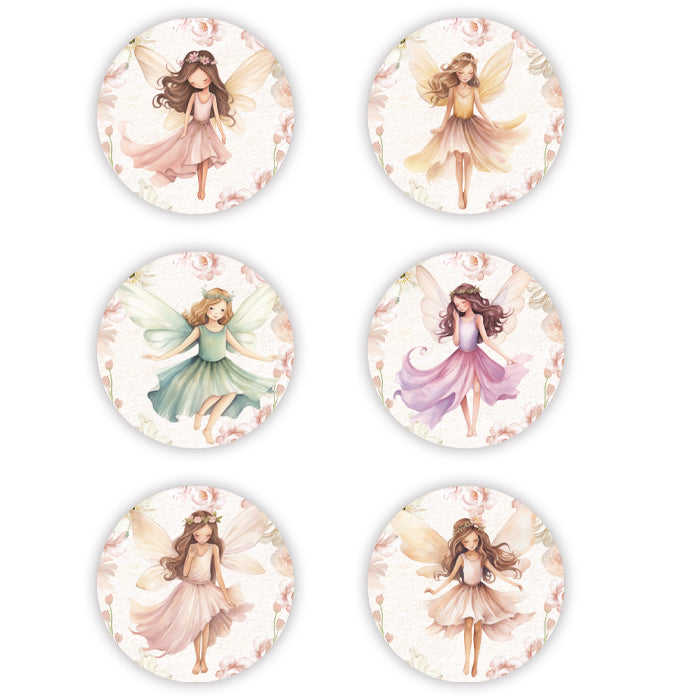 Σετ κονκάρδες Νεραϊδοχώρα (6 τεμ)