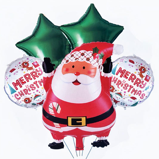 Σετ Μπαλόνια Άγιος Βασίλης (5 τεμ)