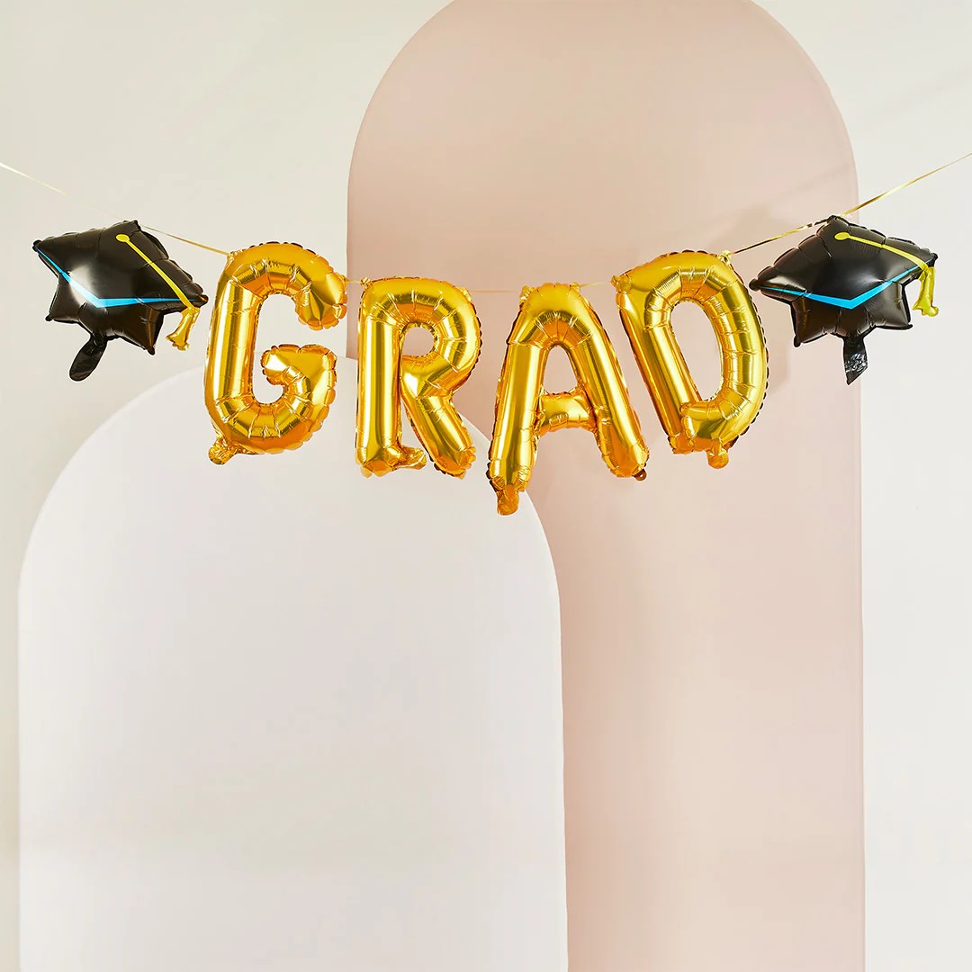 Σετ Μπαλόνια Αποφοίτησης - GRAD (6 τεμ)