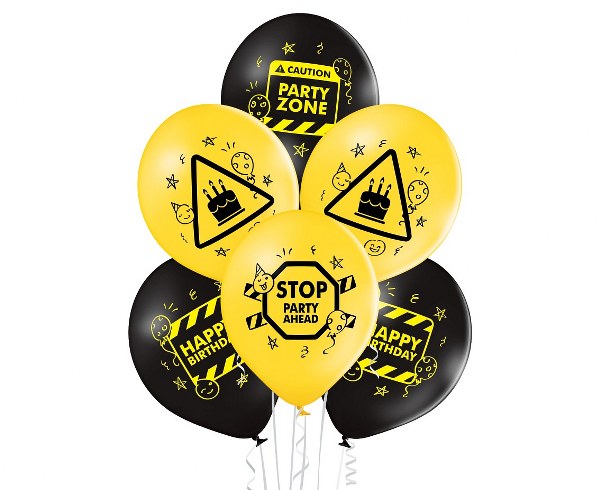 Σετ μπαλόνια Γενεθλίων Party Zone (6 τεμ)
