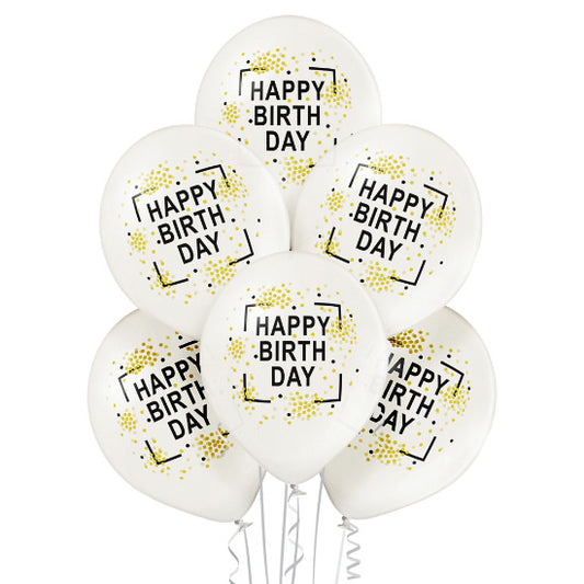 Σετ Μπαλόνια Happy Birthday (6τεμ)