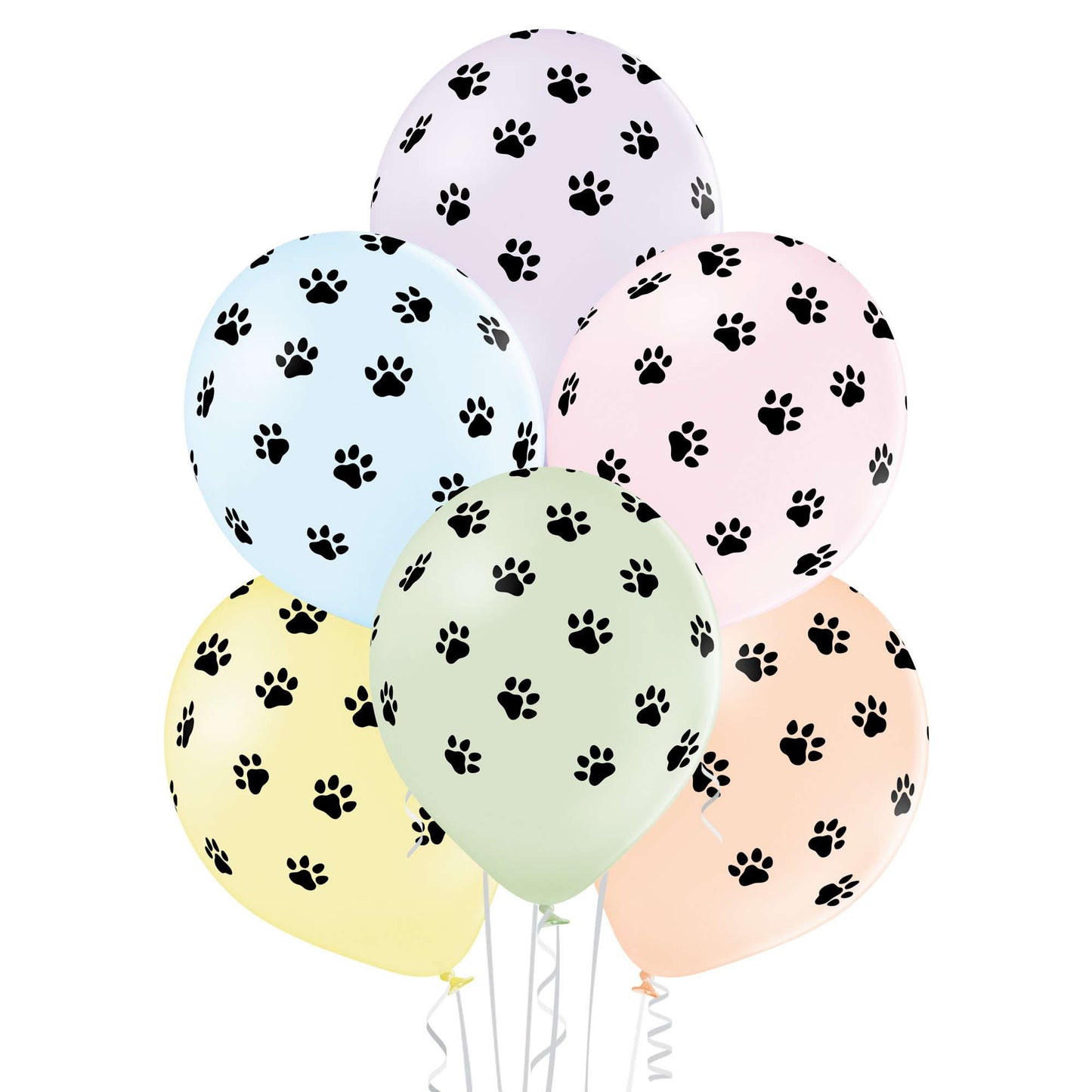 Σετ μπαλόνια Πατουσάκια (6 τεμ)