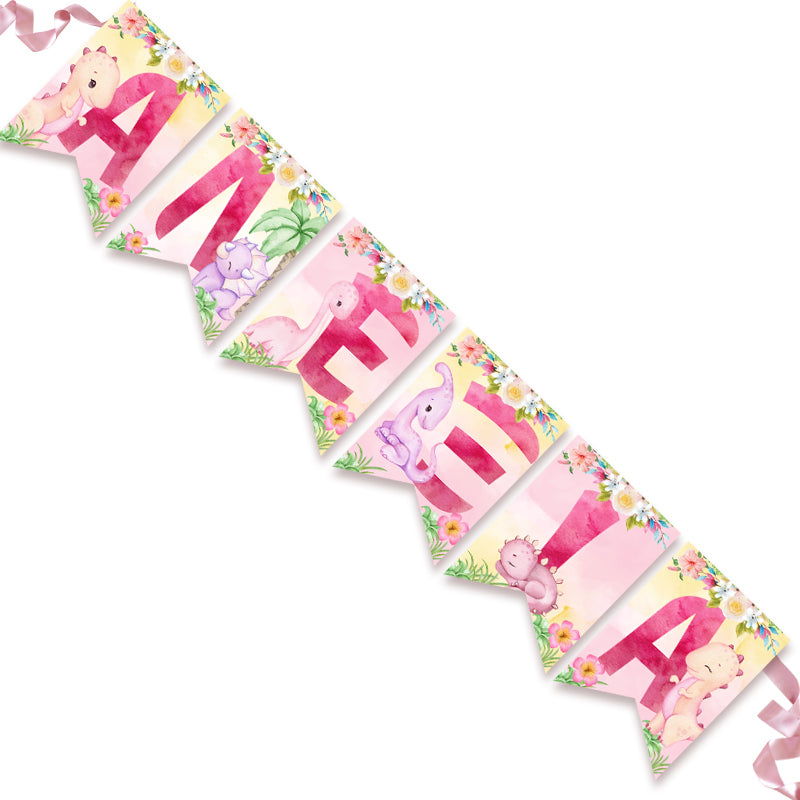 Σημαιάκια με όνομα Δεινοσαυράκι κορίτσι