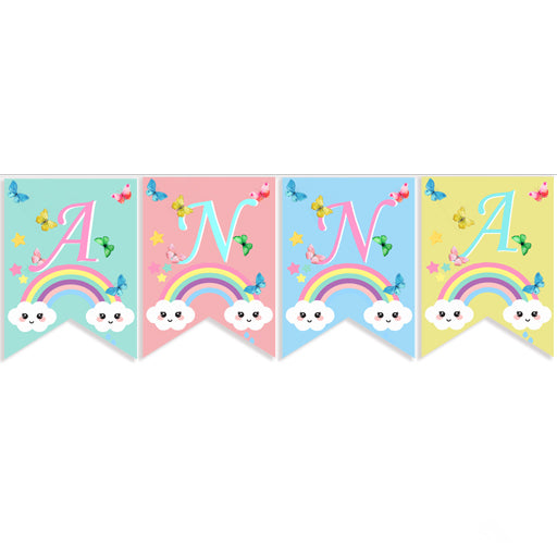 Σημαιάκια με όνομα Ουράνιο Τόξο