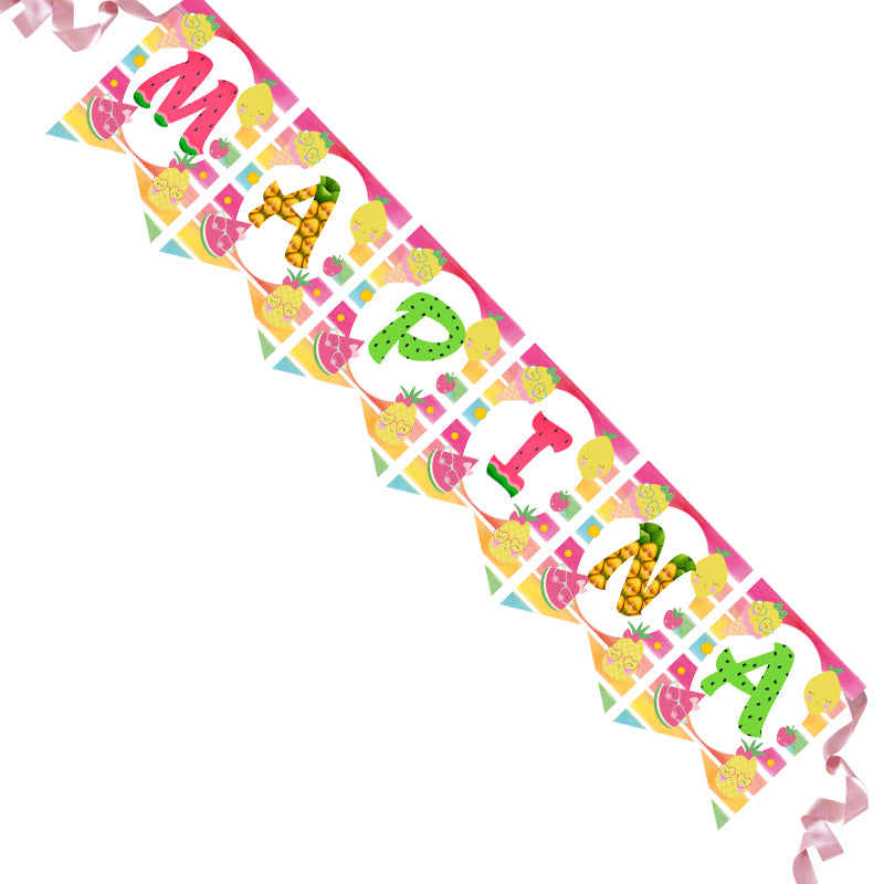 Σημαιάκια με όνομα Tutti Frutti