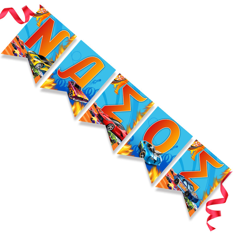 Σημαιάκια με όνομα Hot Wheels