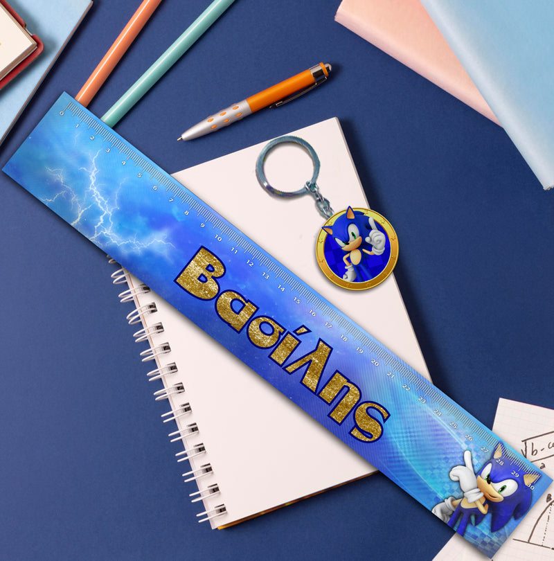 Χάρακας Sonic με μπρελόκ