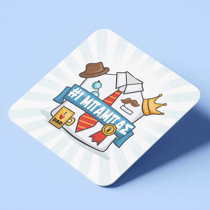 Σουβέρ από φελλό – Νο1 Μπαμπάς